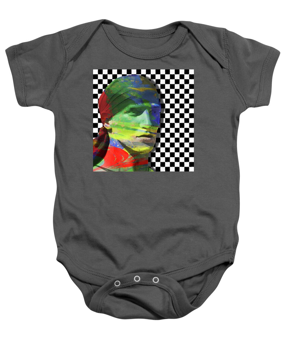 Male Baby Onesie featuring the photograph Pop Art Mannequin by Adriana Zoon