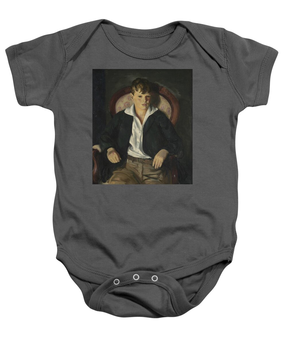 George Bellows Baby Onesie featuring the painting Portrait of a Boy by George Bellows