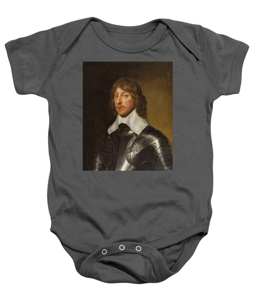 Anthony Van Dyck Baby Onesie featuring the painting Portrait of George, Baron Goring by Anthony van Dyck