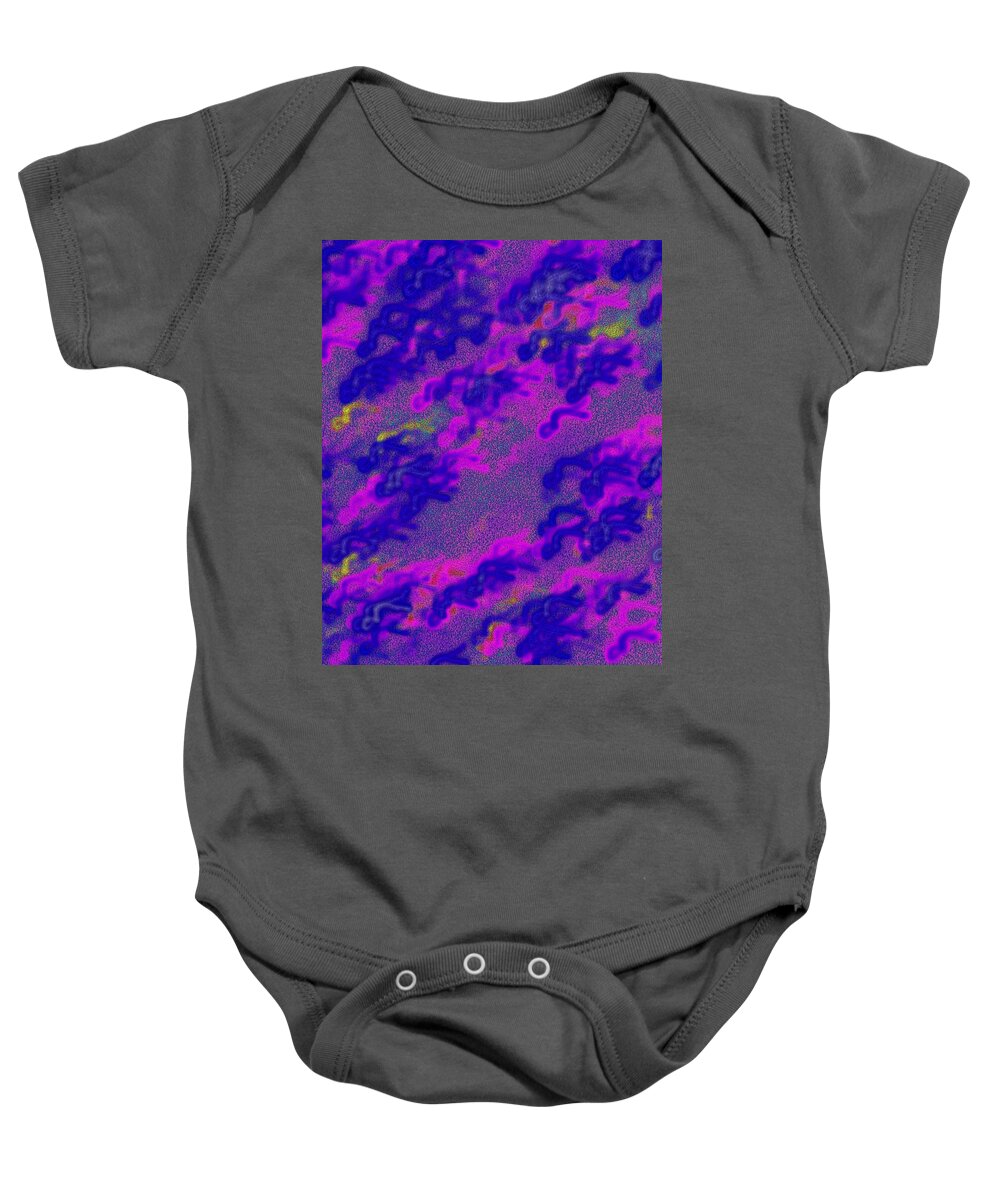 Background Baby Onesie featuring the digital art Potential Energy by Vincent Green