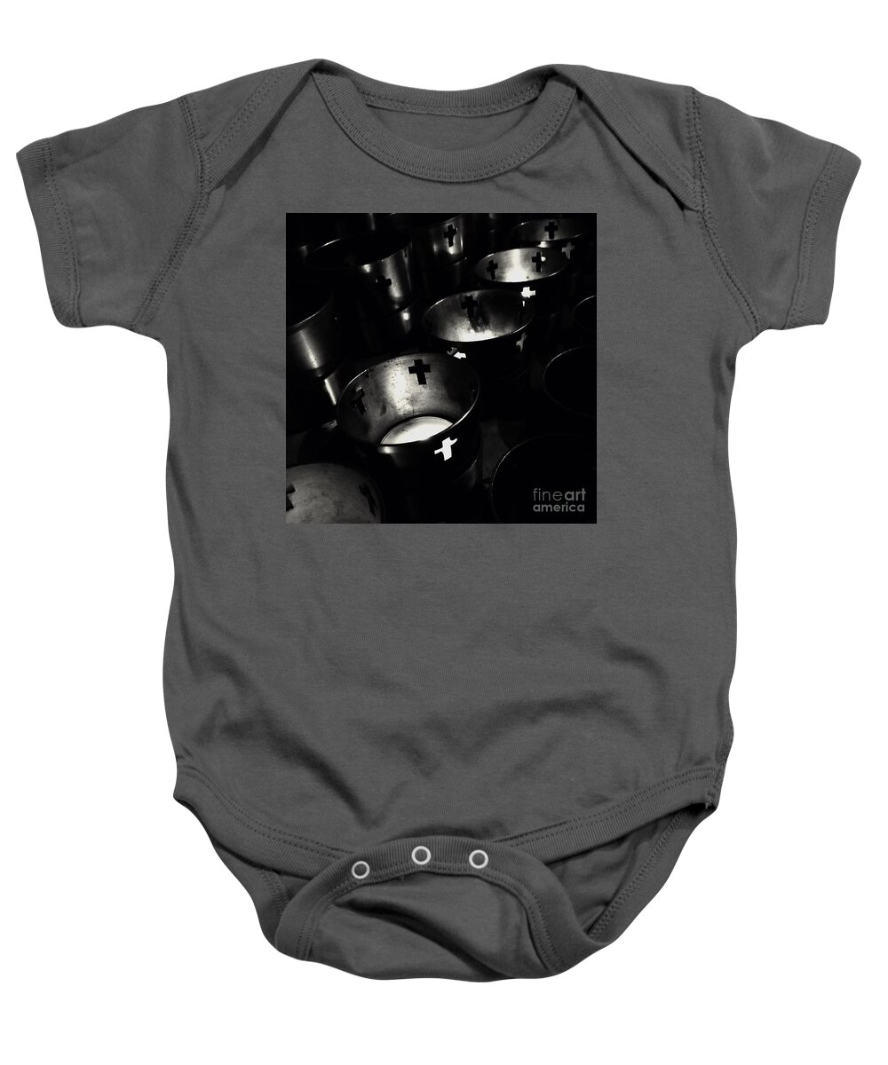 Church Baby Onesie featuring the photograph Prayer Offerings by Frank J Casella