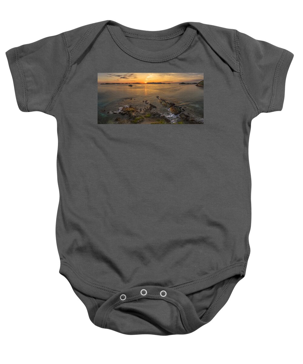 Landscape Baby Onesie featuring the photograph Pretty Klip Point by Gary Felton