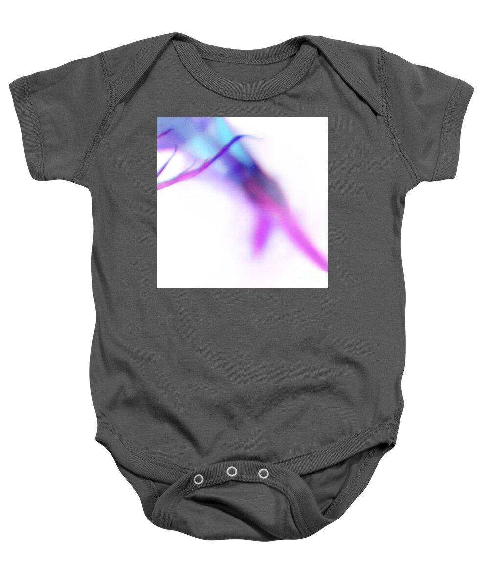 Purple Baby Onesie featuring the photograph Purple Life by Karen Adams