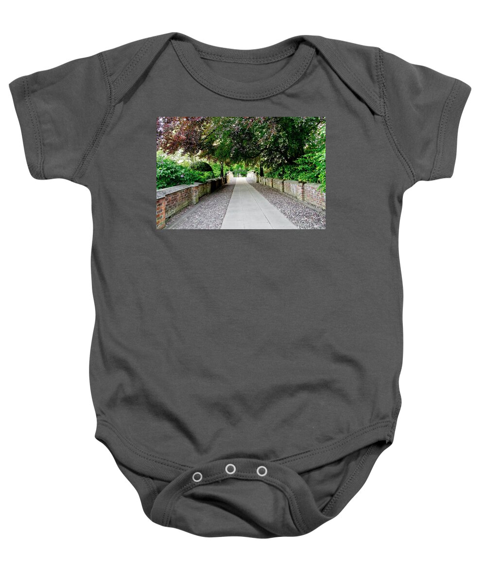Clare College Baby Onesie featuring the photograph Quiet passage. by Elena Perelman