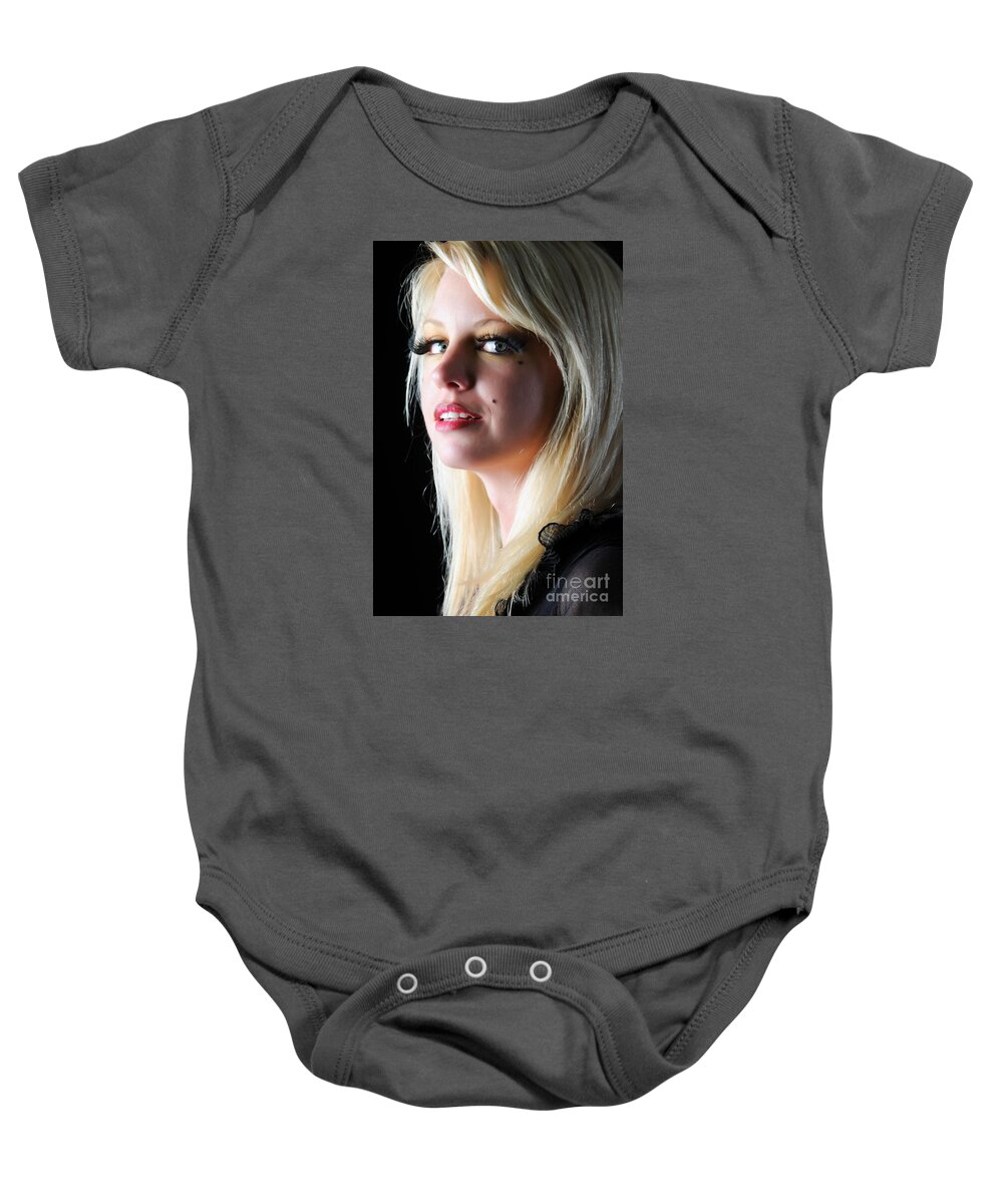 Glamour Photographs Baby Onesie featuring the photograph Radiant by Robert WK Clark