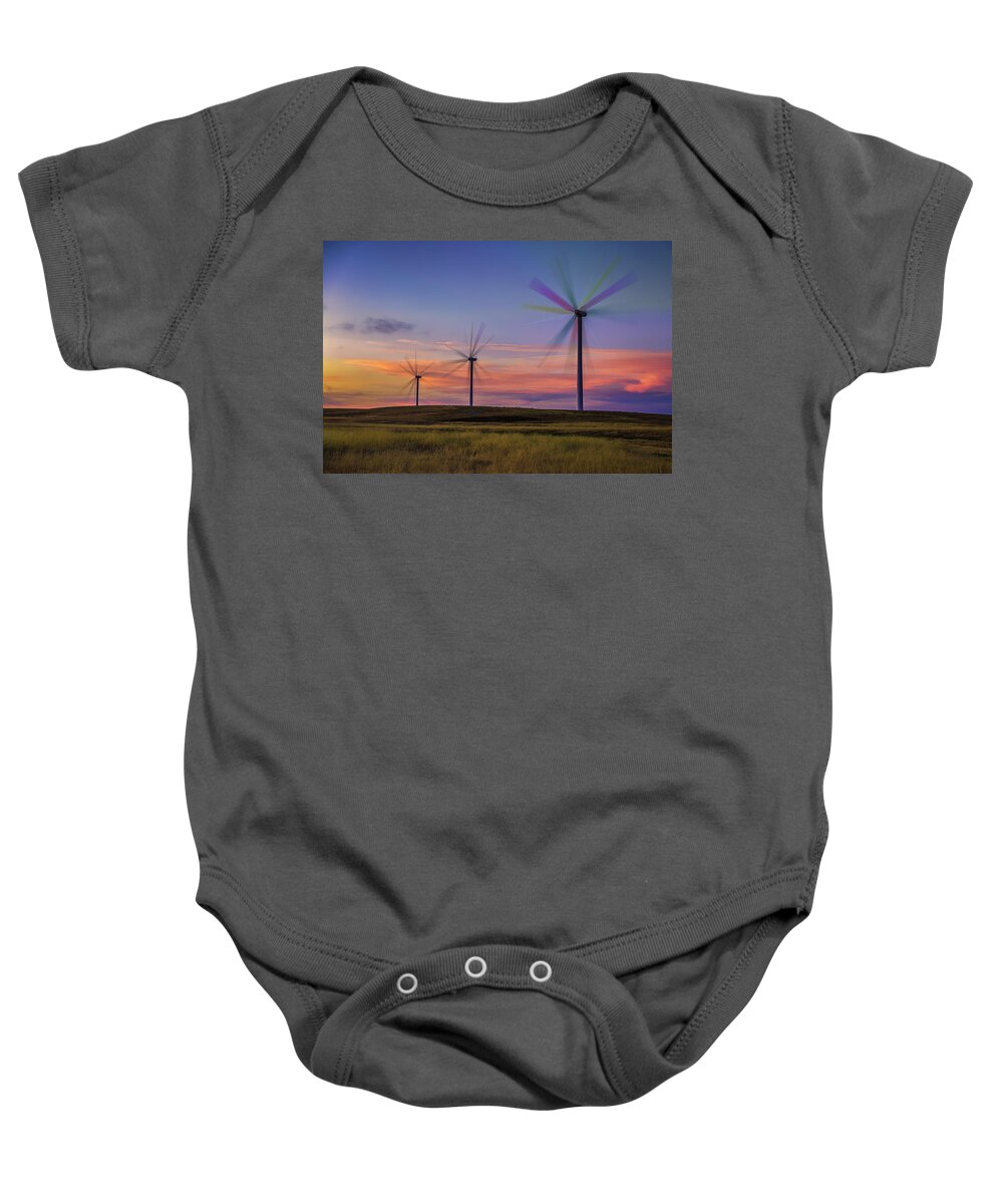 Anti-aging Baby Onesie featuring the photograph Rainbow Fans by Don Hoekwater Photography