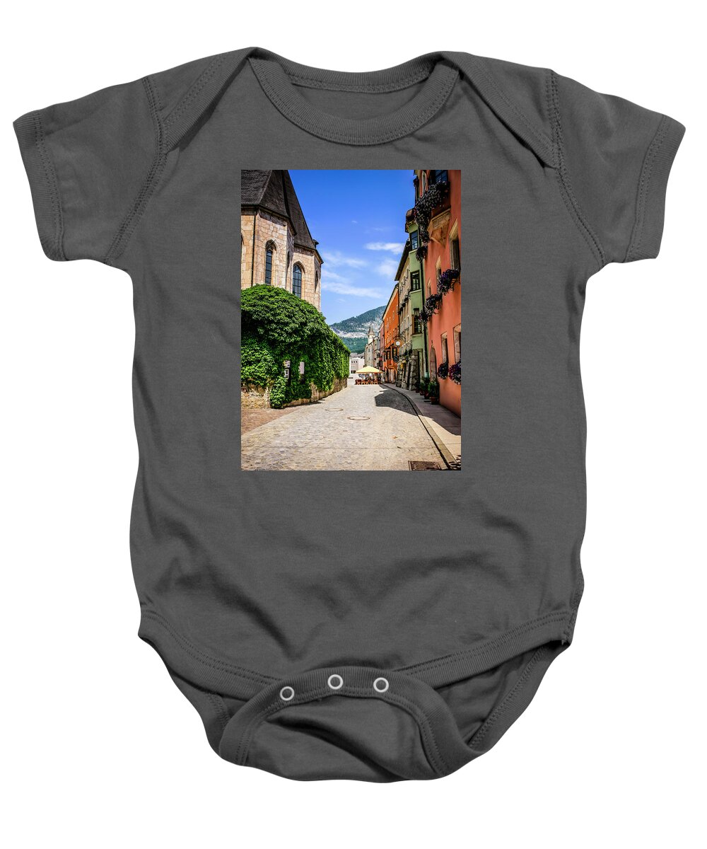 Rattenberg Baby Onesie featuring the photograph Rattenberg Germany by Chris Smith