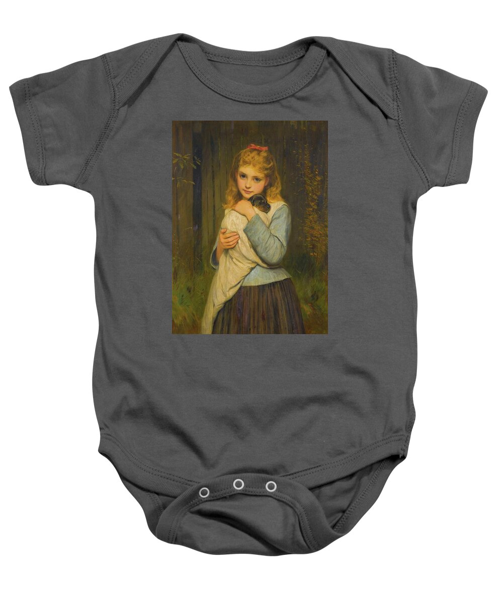 Charles Sillem Lidderdale (british Baby Onesie featuring the painting Reception mom by MotionAge Designs