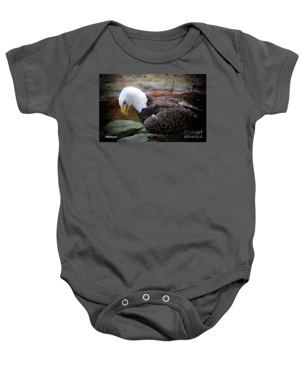 Eagle Baby Onesie featuring the photograph Reflection Memphis Zoo by Veronica Batterson