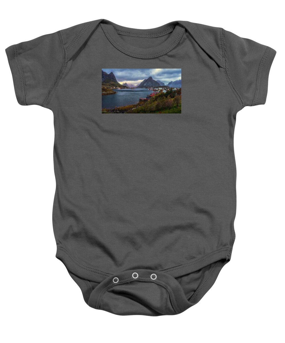 Reine Baby Onesie featuring the photograph Reine by James Billings