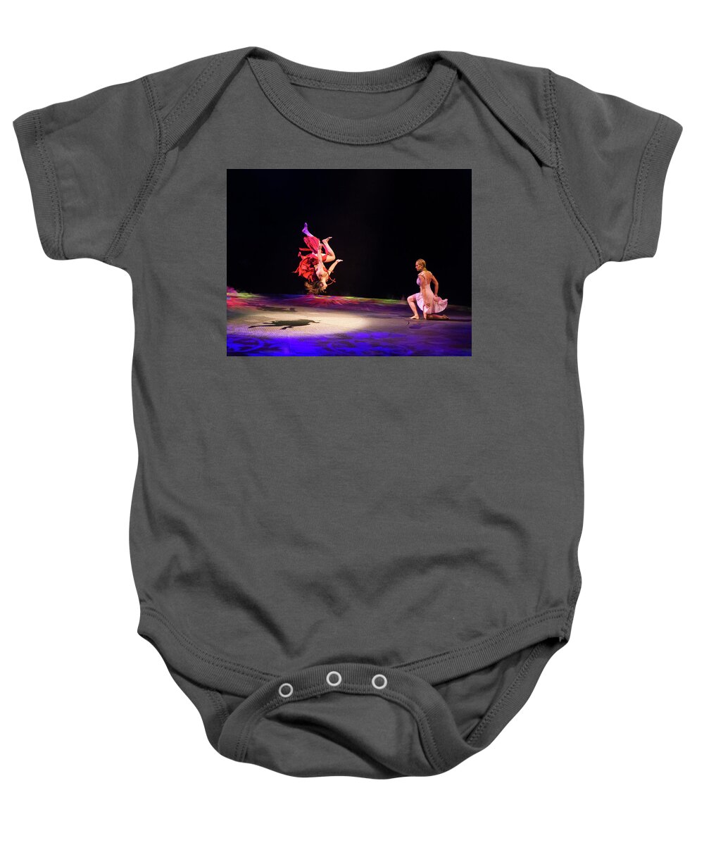 Dance Baby Onesie featuring the photograph Reorientation by Alex Lapidus