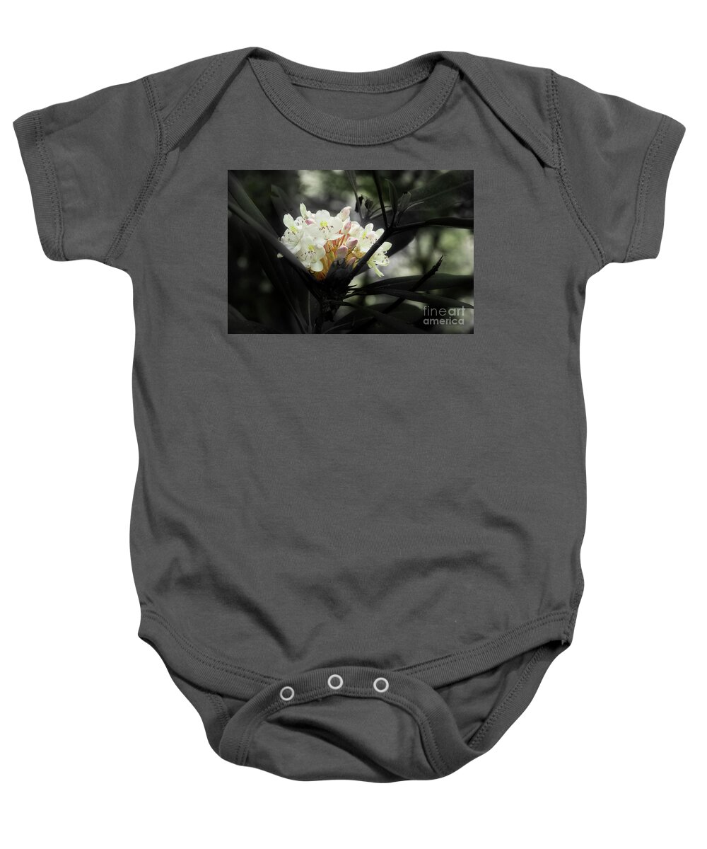 Blooming Rhododendron Baby Onesie featuring the photograph Rhododendron Blooms by Mike Eingle