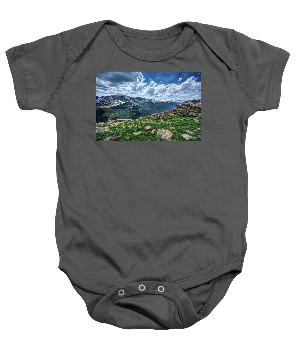 Colorado Baby Onesie featuring the photograph Rocky Mountain National Park II by David Thompsen