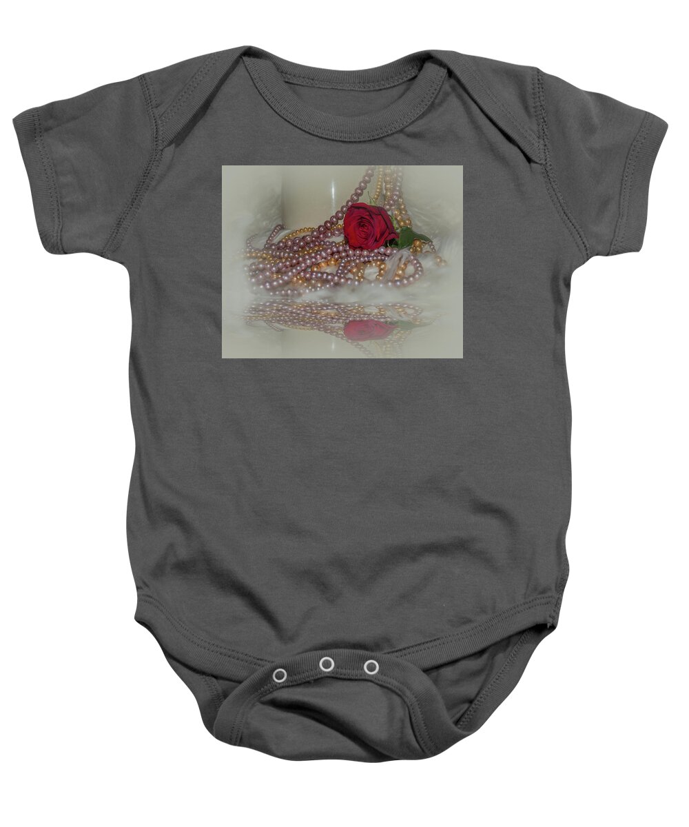 Rose Baby Onesie featuring the photograph Rose by Leticia Latocki