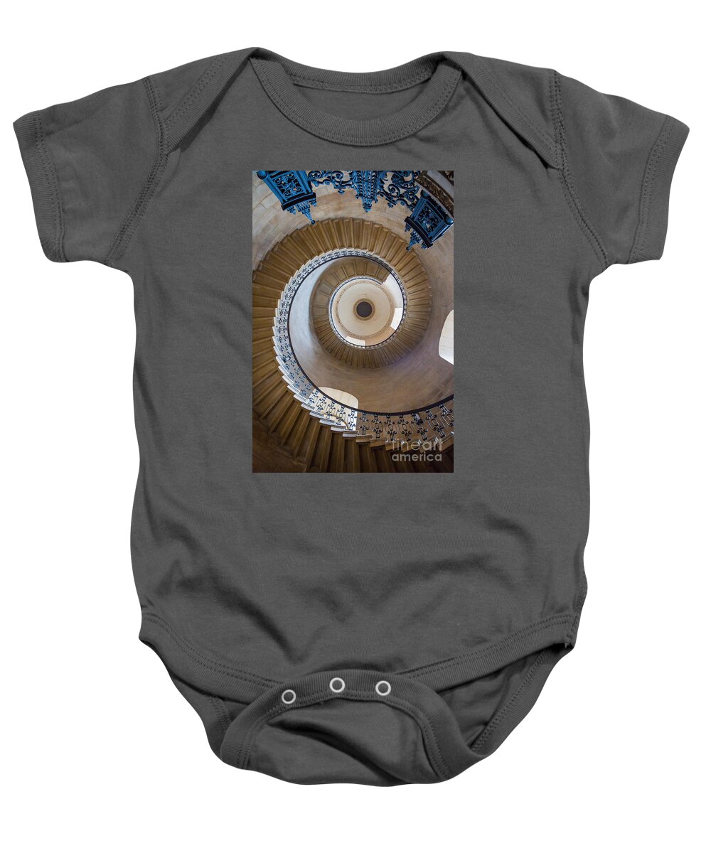 Britain Baby Onesie featuring the photograph Round and Round by Inge Johnsson