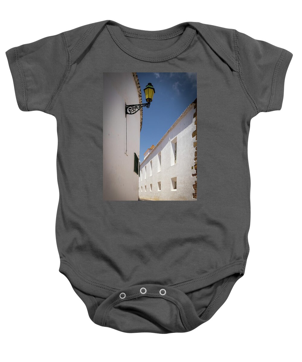 Rua Do Castelo Baby Onesie featuring the photograph Rua do Castelo by Nigel R Bell