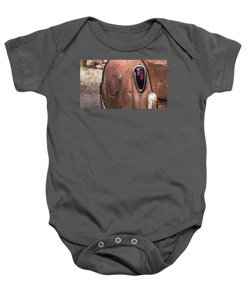 Cars Baby Onesie featuring the photograph Rusting Away by Steven Milner