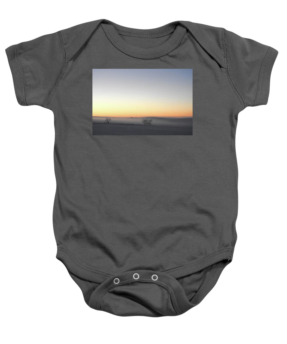 Landscape Baby Onesie featuring the photograph Sand Painting 2 by Donald J Gray