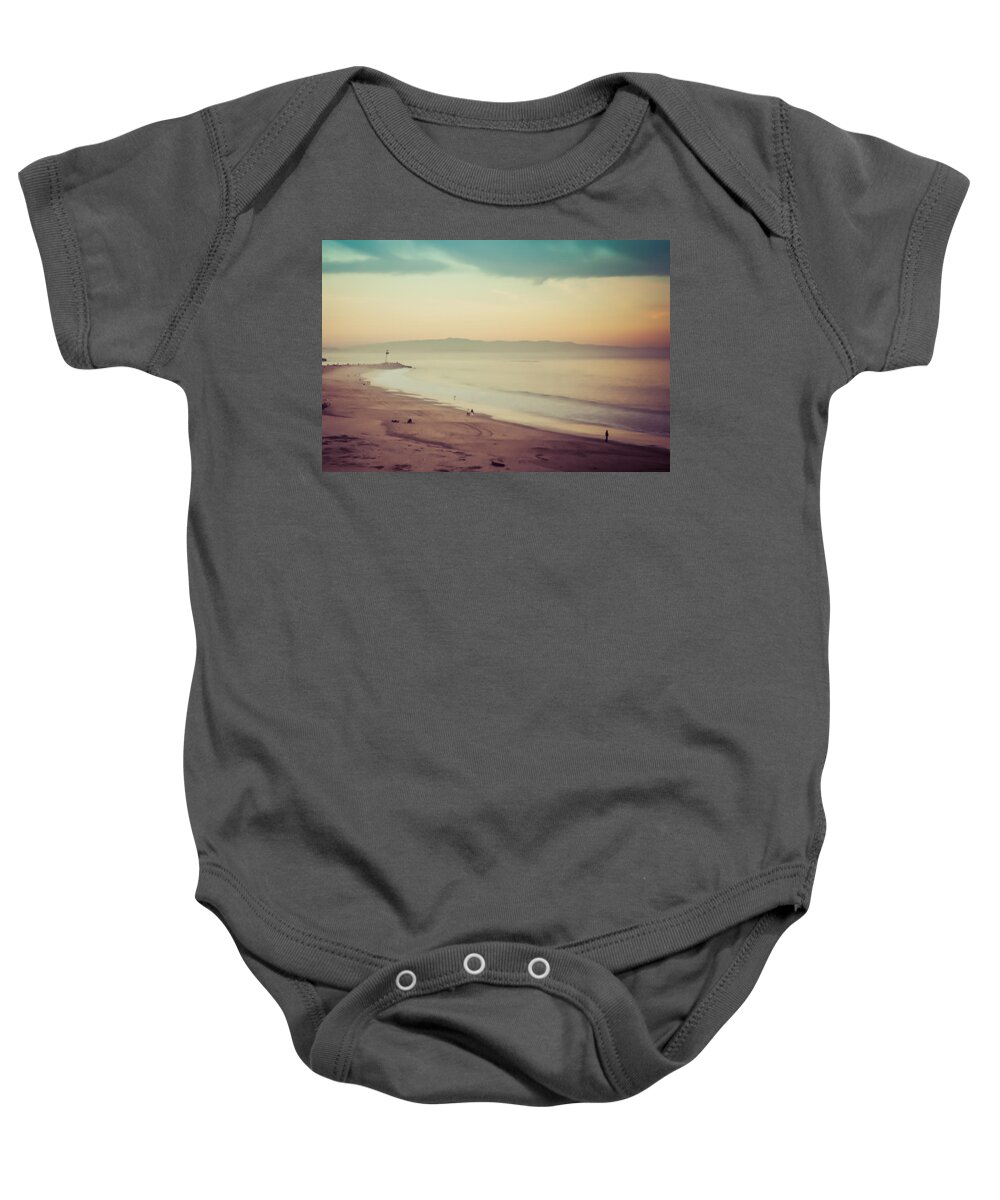Beach Baby Onesie featuring the photograph Seabright Dream by Lora Lee Chapman