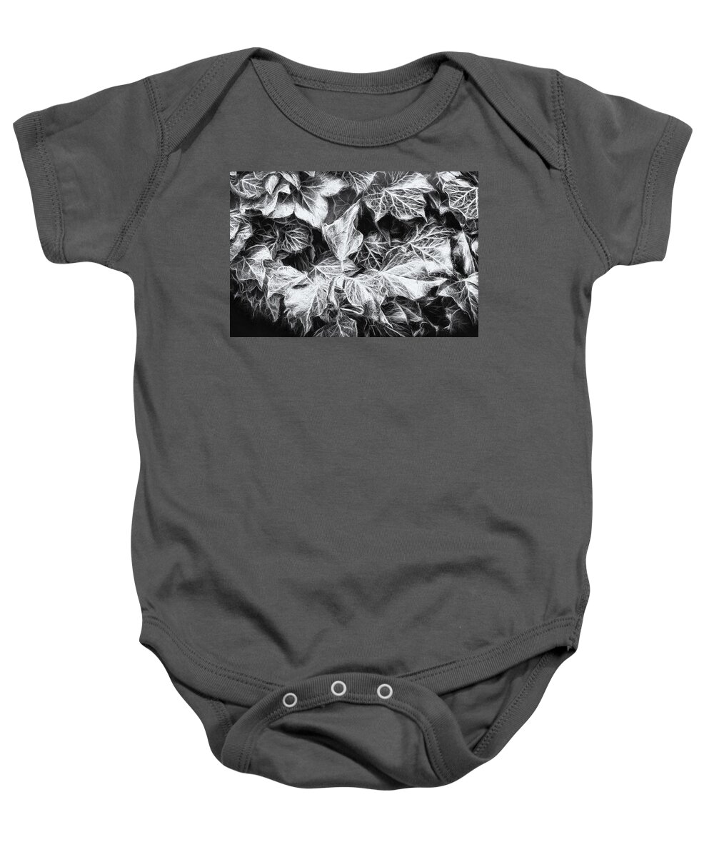 Ivy Baby Onesie featuring the photograph Shadows Of The Ivy 2 by Jaroslav Buna