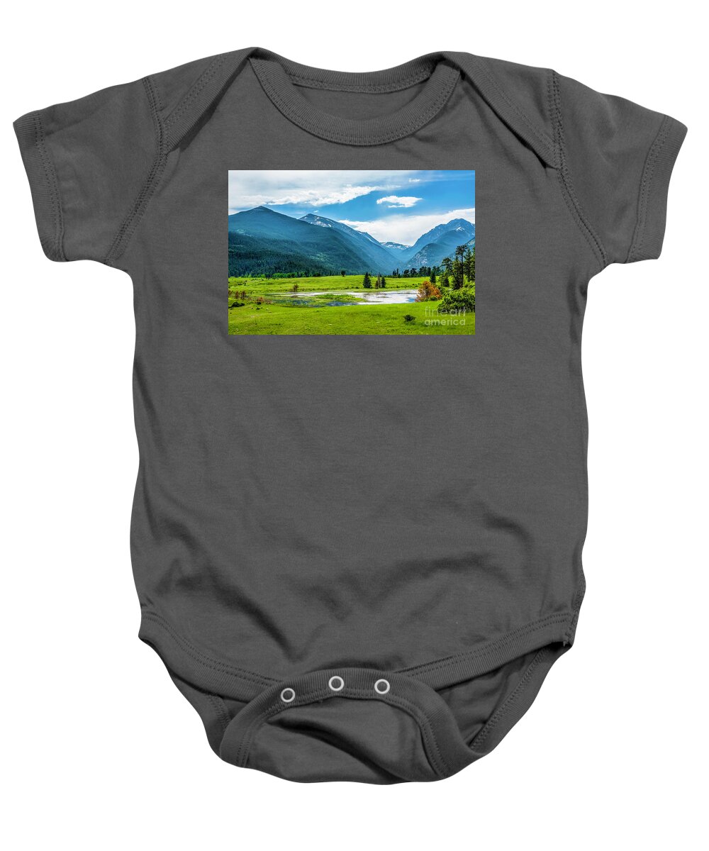 Jon Burch Baby Onesie featuring the photograph Sheep Lakes Overlook by Jon Burch Photography