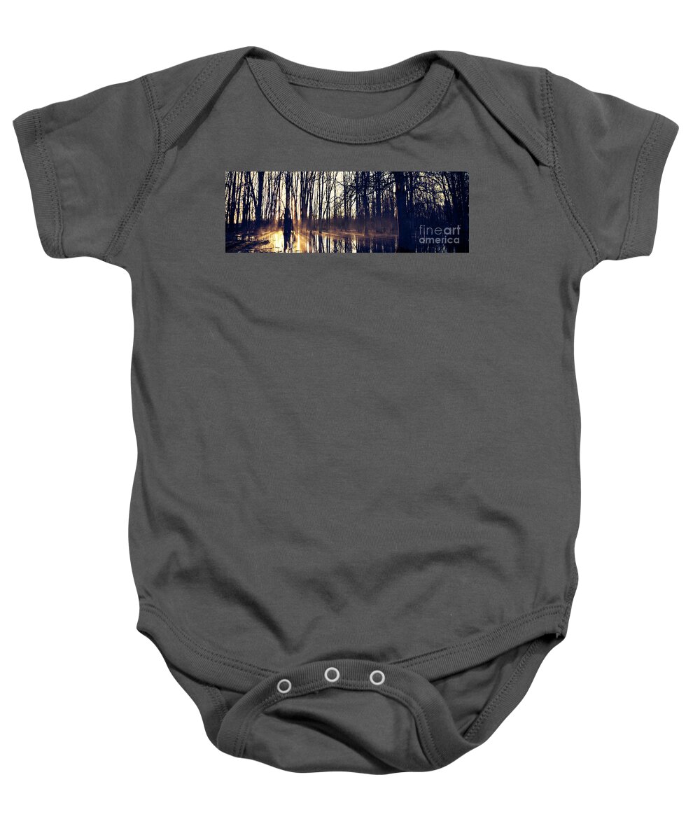Landscape Baby Onesie featuring the photograph Silent Woods #4 by RicharD Murphy