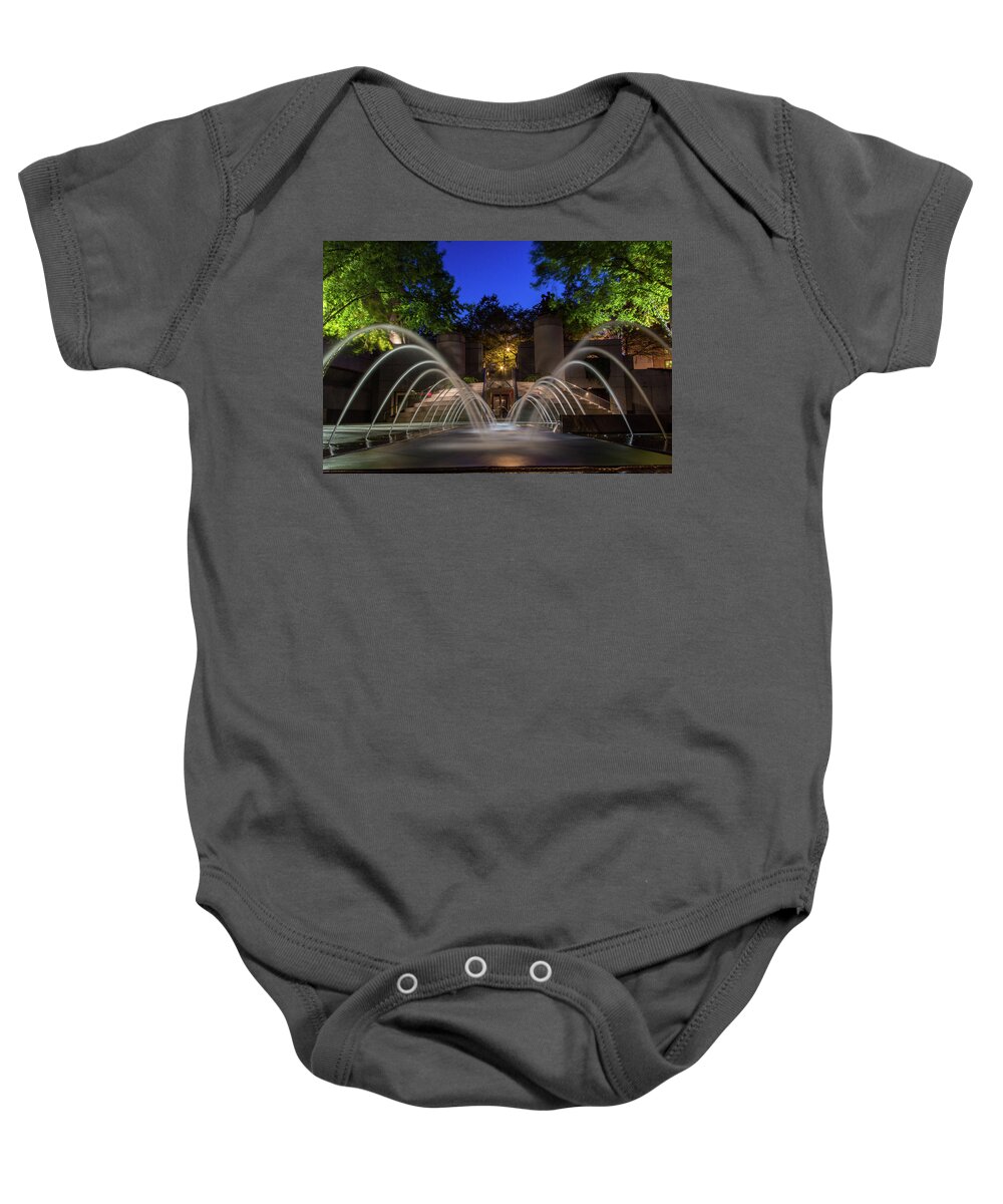 Water Baby Onesie featuring the photograph Small Fountain by Kenny Thomas