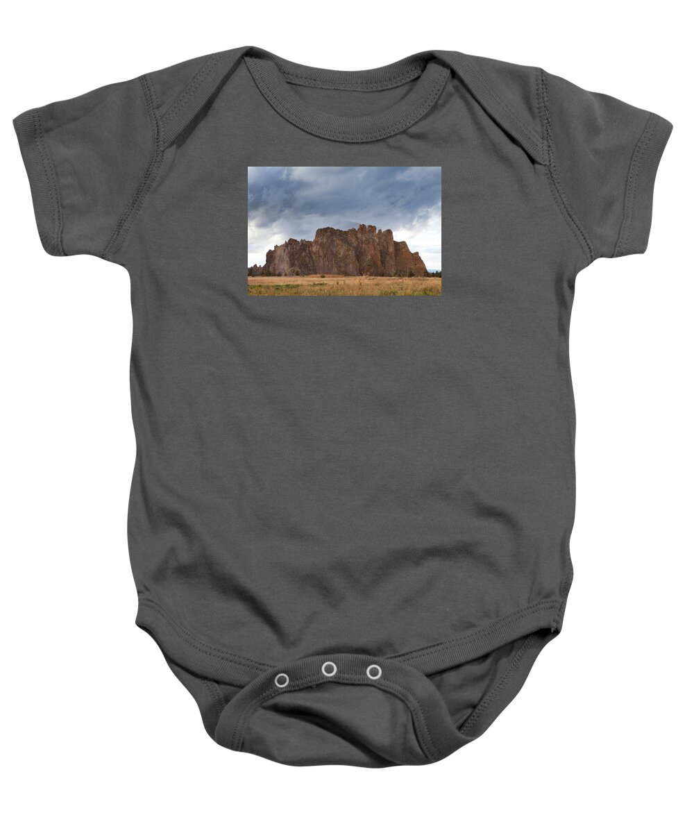 Afternoon Baby Onesie featuring the photograph Smith Rock, Oregon by Scott Slone