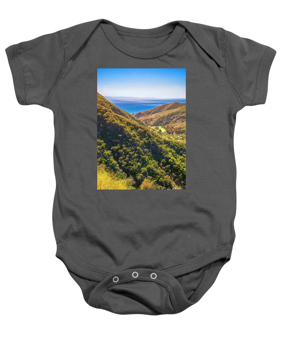 Soaring Baby Onesie featuring the photograph Soaring over california by Mariola Bitner