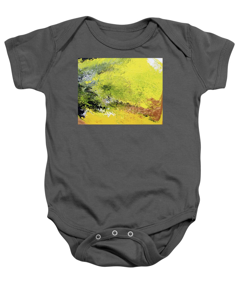 Fusionart Baby Onesie featuring the painting Solstice by Ralph White
