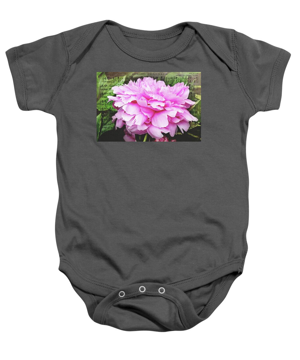 Floral Baby Onesie featuring the photograph Spring Serenade by Trina Ansel