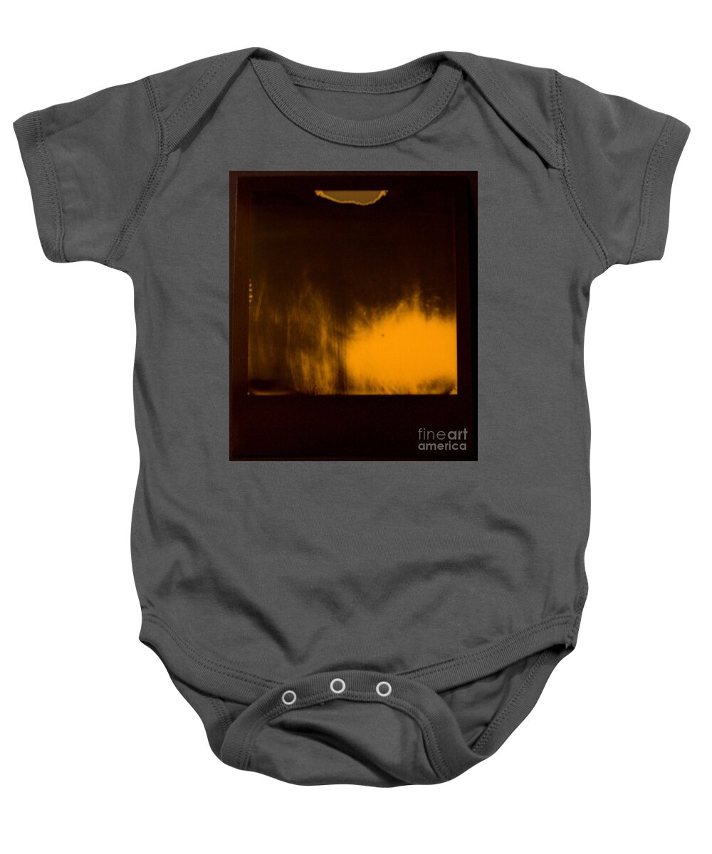 Polaroid Baby Onesie featuring the photograph Stainless And Pan In My Kitchen by Steven Macanka