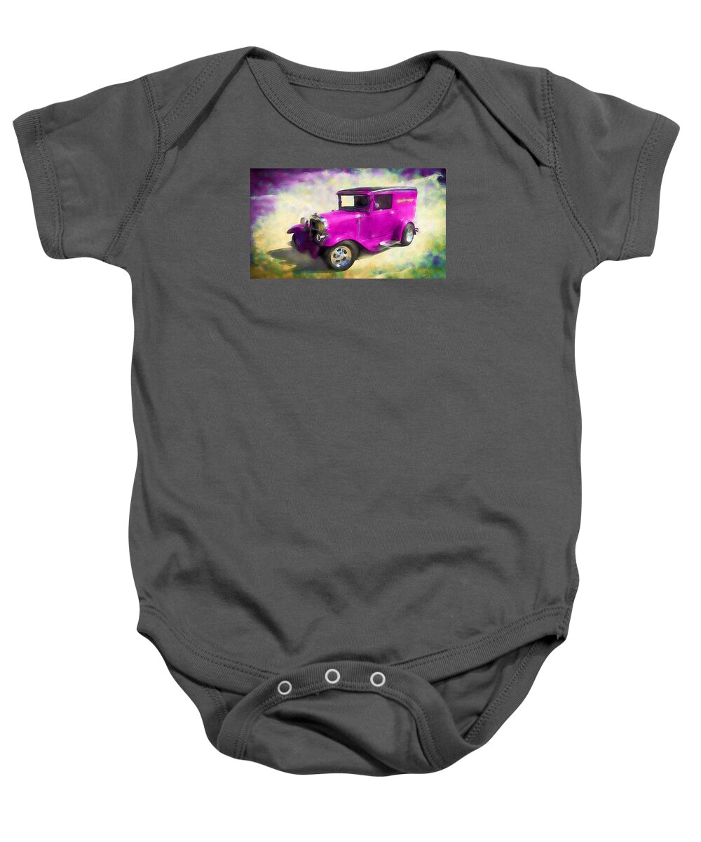 Ford Baby Onesie featuring the digital art Stand Out by Rick Wicker