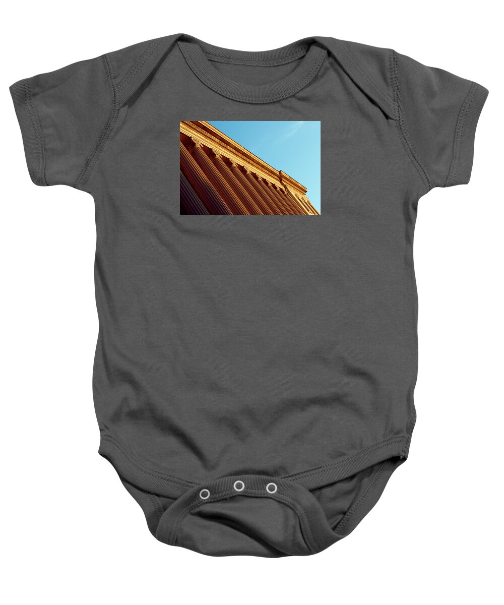 Columns Baby Onesie featuring the photograph Stately Columns by Todd Klassy