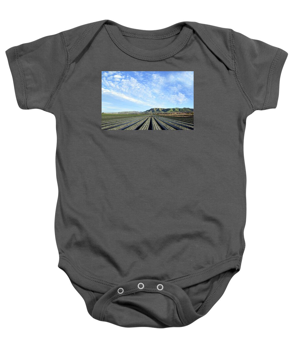 Farming Baby Onesie featuring the photograph Strawberry Fields Forever 3 by Floyd Snyder