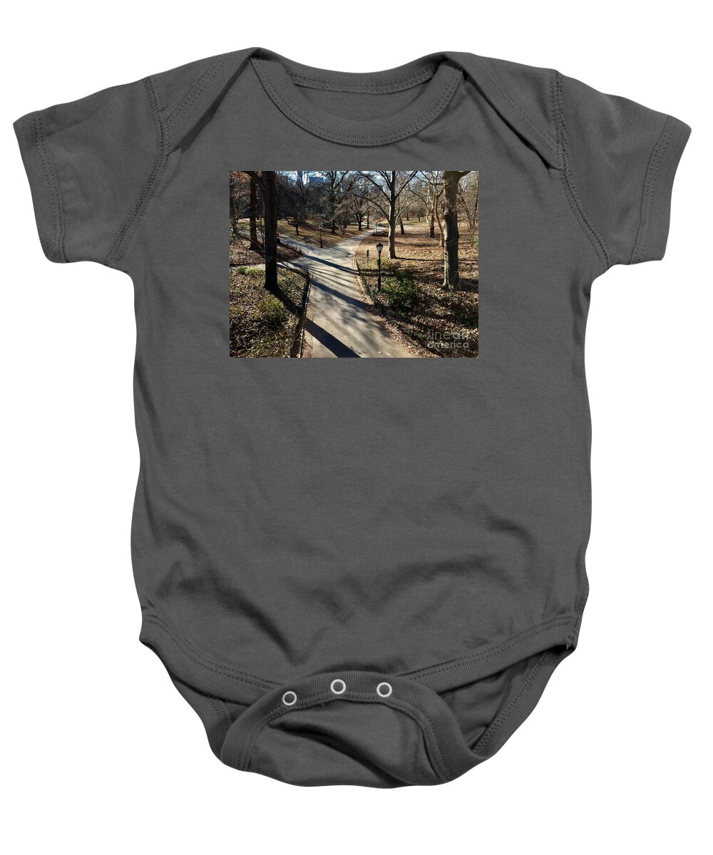 Central Park Baby Onesie featuring the photograph Stroll #1 by Dennis Richardson
