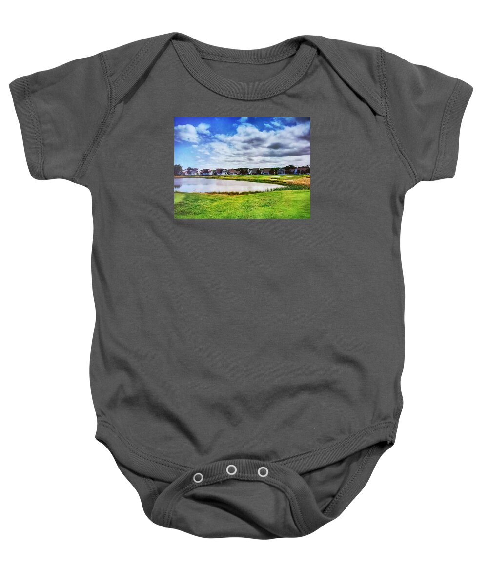 Suburbs Baby Onesie featuring the photograph Suburbia by Chris Montcalmo