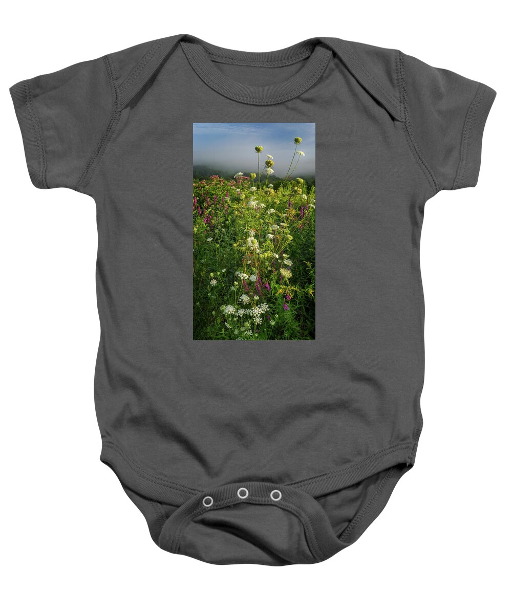 Summer Baby Onesie featuring the photograph Summer Floral by Bill Wakeley