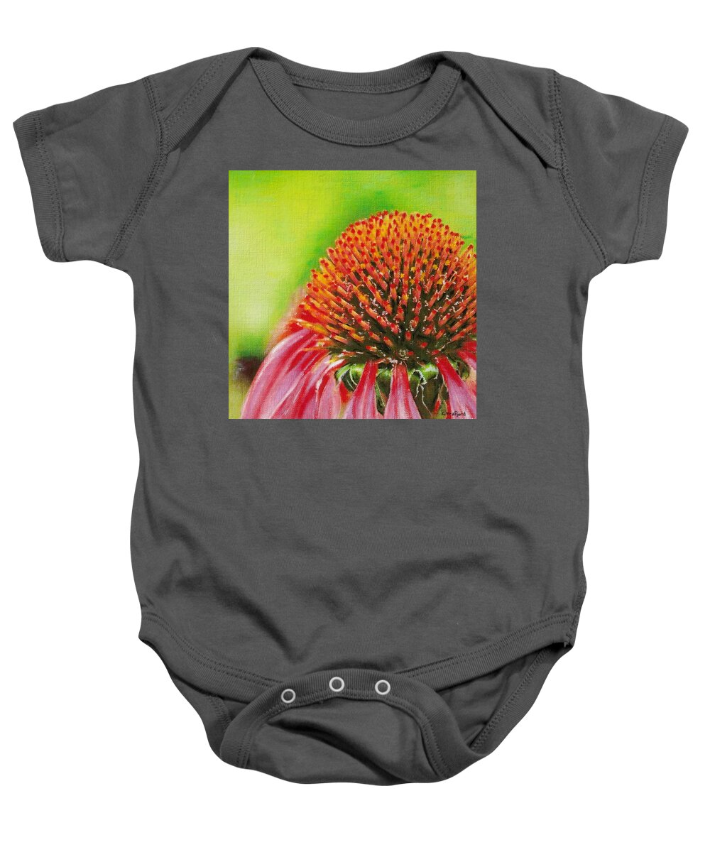 Summer Baby Onesie featuring the painting Summer Glory by Cara Frafjord