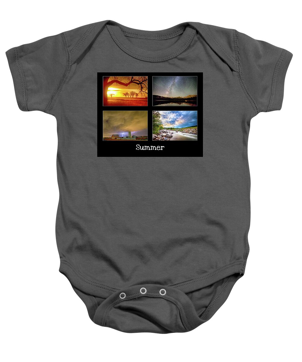 Summer Baby Onesie featuring the photograph Summer by James BO Insogna