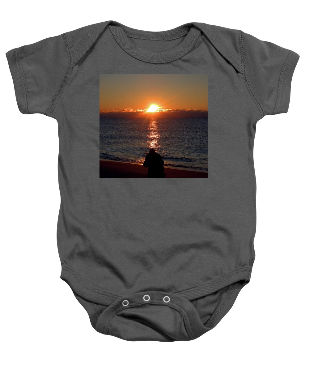 Seas Baby Onesie featuring the photograph Sun Chasers I I I by Newwwman