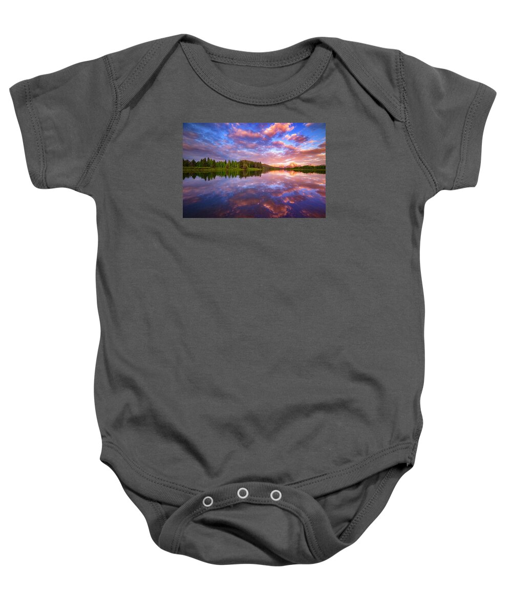 Clouds Baby Onesie featuring the photograph Sunrise Kiss by Darren White