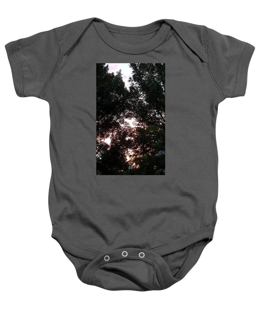 Sunshine Baby Onesie featuring the photograph Sunrise Or Sunset by Rob Hans