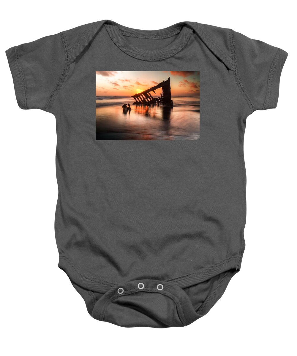 Sunset Baby Onesie featuring the photograph Sunset Glow 0016 by Kristina Rinell