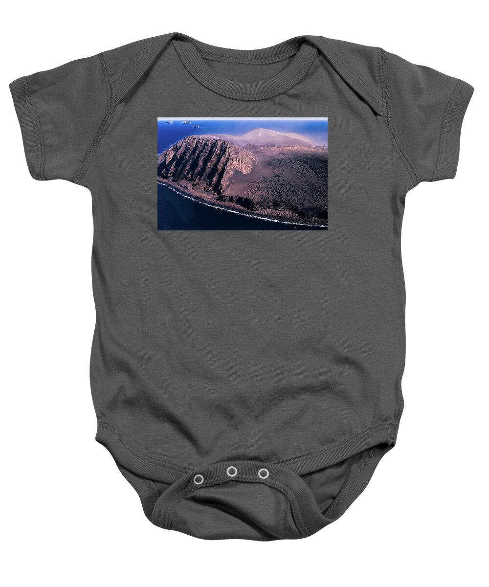 Iceland Baby Onesie featuring the photograph Surtsey in Iceland by Richard Goldman