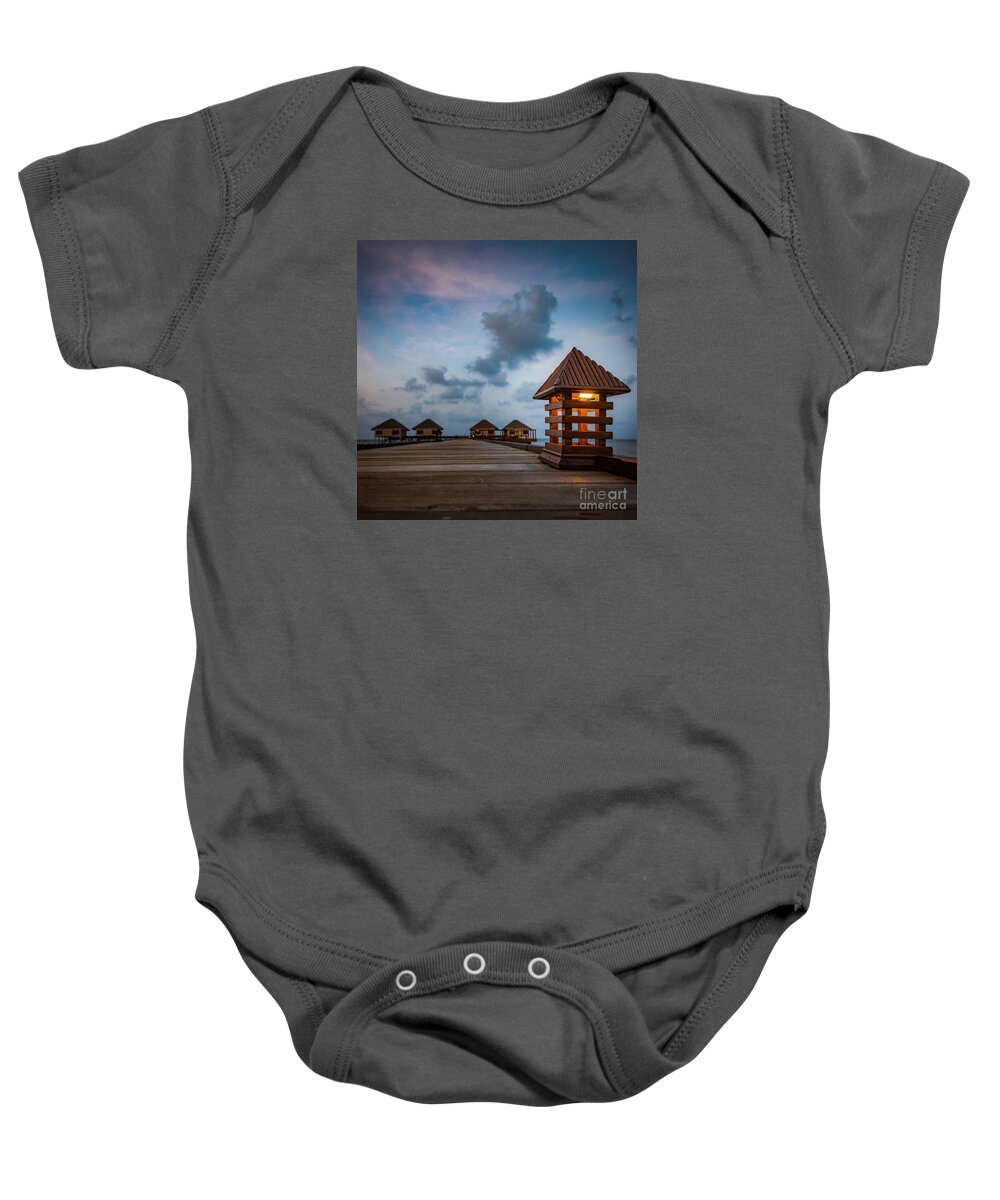 1x1 Baby Onesie featuring the photograph Sweet Homes by Hannes Cmarits