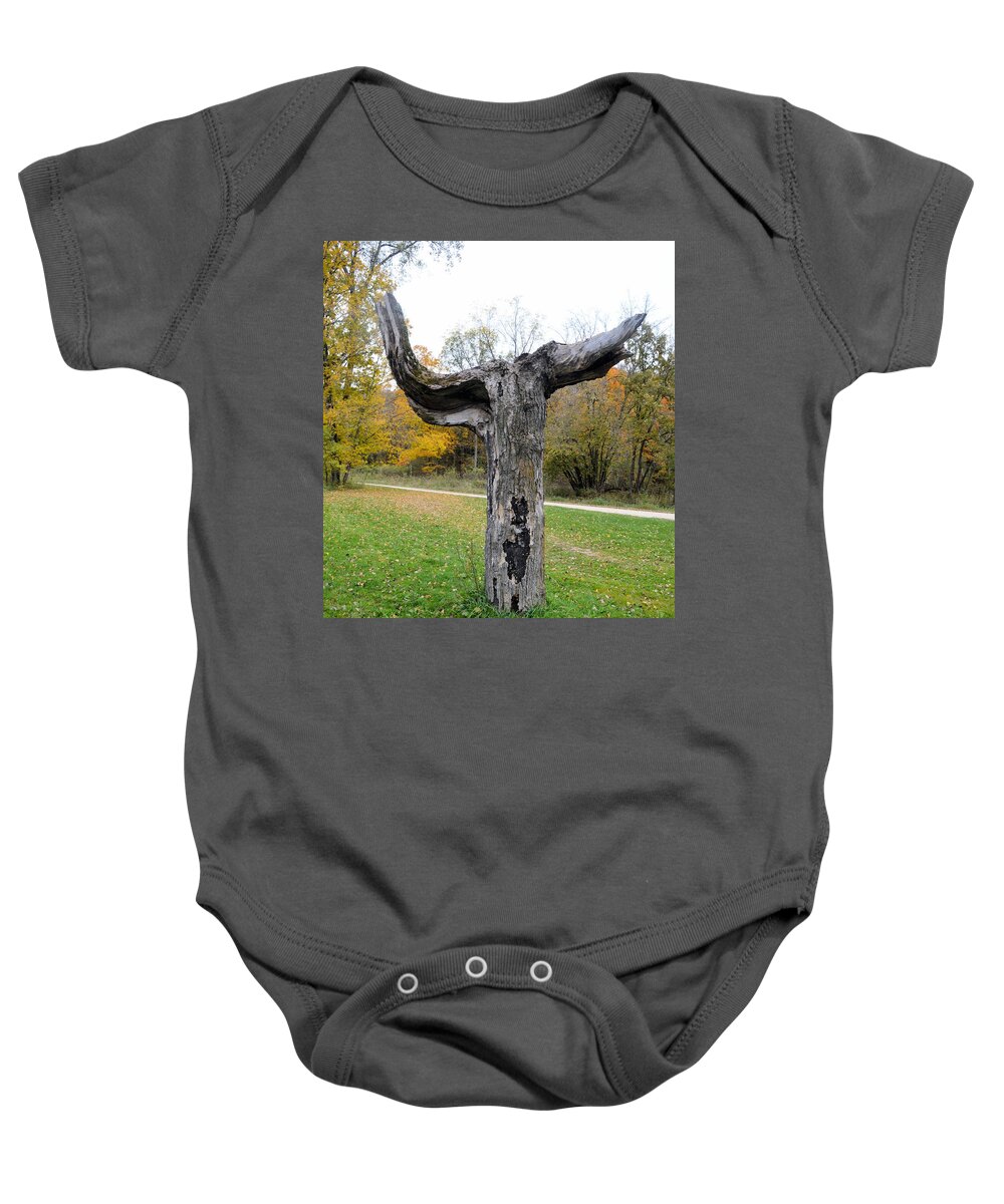 Ia Baby Onesie featuring the photograph T Trunk by Bonfire Photography