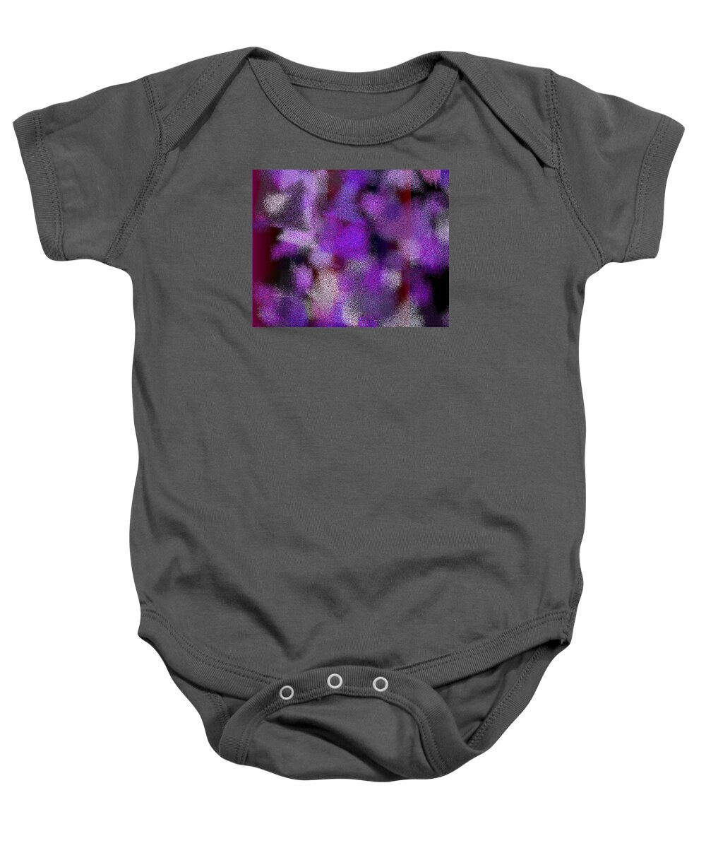 Abstract Baby Onesie featuring the digital art T.1.301.19.5x4.5120x4096 by Gareth Lewis