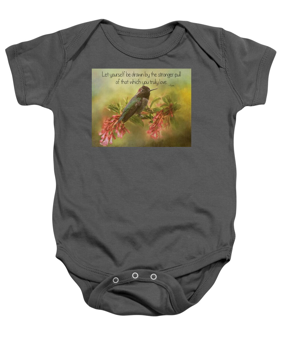 Tl Wilson Photography Baby Onesie featuring the photograph That Which You Truly Love by Teresa Wilson