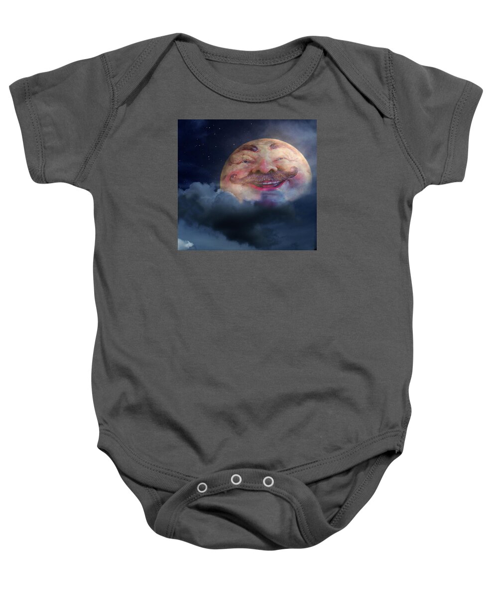 Moon Baby Onesie featuring the photograph Thats Amore by Shannon Story